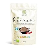 NUR BIO® Bio Guarana Pulver 300 g natürliches Koffein ohne Zusätze vegan Energie Getränk Kaffee Ersatz