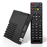 Hd-line DVB-S2 Mini Satelliten Receiver - Einsatzbereite aktuelle Kanäle, Full HD 1080p, HDMI/AV/USB/RS232, IR-EX Unterstützung, Plug & Play, Energiesparend, Hochleistungsfähiger TV Sat Receiver