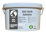 GOAT Color Kalkfarbe | 10L | Schimmelfarbe | Streichkalk | Mineralische Farbe | Hoch Atmungsaktiv | Diffusionsoffen