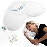 Third of Life Ergonomisches Seitenschläferkissen Twist, Bezug mit innovativer Intense-Technologie, Memory Foam Kissen gegen Nackenschmerzen, Orthopädisches Kopfkissen für Seitenschläfer & Allergiker