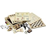 Philos 3098 - Holz-Spielesammlung, medium, mit 10 Spielmöglichkeiten