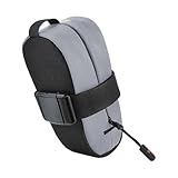 Zktfyshk Windabweisender Fahrradsitz mit reflektierenden Streifen, schnelle Installation, wetterfeste Aufbewahrung für Rennräder, Polyester-Hecktasche