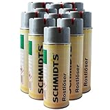 3 x siwitec by Schmidt's Rostlöser Spray 400 ml Spraydose, VOC = 70%, Schnelles Rostumwandler Spray mit Graphit & MoS2, Rostentferner Metall, Schnellrostlöser, Schmiermittel