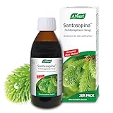 A.Vogel Santasapina Fichtenspitzen Sirup 2 x 200 ml, beruhigend für Hals und Rachen, ohne Alkohol und Zuckerzusätze, für Erwachsene und Kinder ab 2 Jahren