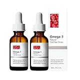 NATRAVOR Vegane Omega-3 natürliche Vasclear Tropfen, Natravor Omega3 Vas Clear Drops, Natravor Tropfen, Omega-3 Herzgesundheitsunterstützung, für jedermann (2 Stück)