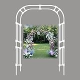 Gartenbogen Rankgitter Pergola Robuste, Rosenbogen Rankhilfe Spalier Für Kletterpflanzen, Hochzeitsbogen Torbogen Rankgestell Aus Metall Für Rasen, Blumen, Party, 120x240cm 200x240cm 300x240cm (Farbe