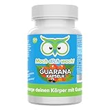 Guarana Kapseln - 100 mg Koffein hochdosiert - 450 mg Guarana - Produktion in Deutschland - vegan & ohne Zusatzstoffe - laborgeprüft - für Aufmerksamkeit & Konzentration - Mach dich wach!®