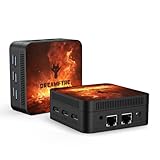 DREAMFYRE Mini PC 8 GB LPDDR4 256 GB M.2 SSD, Mini Desktop-Computer Alder Lake-95 (bis zu 3,4 GHz), 4K @ 60HZ Triple Screen Display/WiFf 5/RJ45 Gigabit Ethernet/Bluetooth 5.0/VESA für Büro