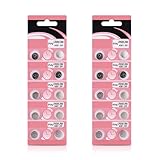 Tkidplw AG6 LR920 Knopfzellen, kompakt und langlebig, AG6-Batterien für verschiedene Geräte mit niedrigem Stromverbrauch, 9,5 mm Durchmesser, 10/20 Stück