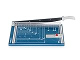 Dahle 534 Hebel-Schneidemaschine (bis DIN A3, Schnittlänge 460 mm, 15 Blatt Schneidleistung) Blau