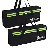 FLASLD 2-Pack E-Bike Akku Tasche feuerfeste sichere Ladetasche explosionssichere Lipo Akku Tasche große Kapazität für die Lagerung Aufladen 405 x 110 x 125 mm