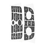 Tastenaufkleber Kompatibel Mit Opel Für GTC 2009–2013 2014 2015, Knopf-Reparatur-Aufkleber, Auto-Armaturenbrett-CD Für Radio-Knopf-Reparatur