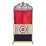 Melissa & Doug 12530 Deluxe Puppentheater PuppentheaterausHolz, Mehrfarben, Standalone