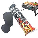 Holzkohle zum Grillen, Holzkohle zum Grillen, schnell brennende Holzkohle | Grillwerkzeuge aus Obstholz, Holzkohlebriketts, Holzkohle in Stücken, plus lo