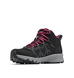 Columbia Peakfreak II Mid Outdry WP wasserdichte Wanderstiefel für Damen, Schwarz (Black x Ti Grey Steel), 39 EU