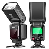 NEEWER 750II TTL Blitz Speedlite mit LCD Bildschirm, Kompatibel mit Nikon D4 D5 D60 D90 D100 D200 D300S D300 D500 D610 D700 D750 D800 D810 D850 D3400 D3500 D5200 D5300 D7000 D7100 D7200 D7500