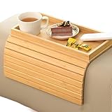 Dinchaakuarry Couch Hack-Tray - Hack-Sofa Armstabelle Organisationen Caddy, Couch Caddy Arm Rest Tisch mit Kaffee-Cup Halter für Recliner, Loveseat
