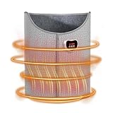 Celuicion Tragbare Heizung | Infrarot 8 Temperaturen Fußwärmer | Raumheizkörper faltbar leise – für Büro Haus Wohnung Schlafzimmer Wohnzimmer Bibliothek Schlafsaal Werkstatt Studie