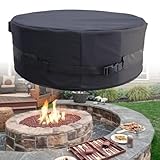 Schlankes Design, runde Herdabdeckung für den Außenbereich aus 600D-Oxford-Gewebe bietet hervorragenden Schutz (188 x 20 cm)