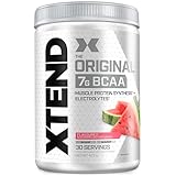 XTEND Original - BCAA-Pulver - Wassermelonenexplosion | Ergänzungsmittel mit verzweigtkettigen Aminosäuren | 7 g BCAA + Muskelproteinsynthese Elektrolyte für Regeneration & Hydration | 30 Portionen