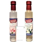 Chtoura Garden Blütenwasser Duo: Rosenwasser, Orangenblütenwasser, je 250ml (2x250ml), zur Aromatisierung von Süßspeisen, Backwaren und Getränken + Ben’s Garden Notizblock Set