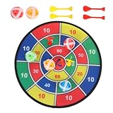 SUPVOX Sicheres Wurfspiel Dartscheibe Klettbällen und Pfeilen Wurfspielzeug für Erwachsene Indoor Outdoor Freizeitspielzeug für Drinnen und Draußen