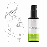 Meisma® Schwangerschafts-Pflegeöl I Babybauch Massageöl I Bauch Po Oberschenkel I Hautelastizität I Dehnungsstreifen Vorbeugung I I Sanft für die Haut I Duftfrei I Vegan I 100 ml