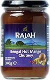 Rajah Bengal Mango Chutney – fruchtig, scharf, leicht sauer – Ideal zum Würzen von Fleisch, Fisch, Käse oder als Dip – 2 x 340 g