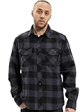 Brandit Check Shirt Herren Baumwoll Hemd XXL Black-grey