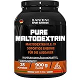Bandini® Maltodextrin 900g | Feines Kohlenhydrate Pulver | Beliebt bei Fitness Powerlifting & Bodybuilding | Muskelwachstum, Ausdauer | Geschmacksneutral, gute Löslichkeit | Laborgeprüft, Vegan
