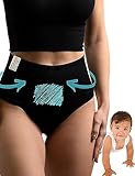 Mrs. Mum Kaiserschnitt Unterhose - 1 STK I ÖkoTex I High Waist I Bauchweg & figurformend I Postpartum Slips I Made in EU I waschbar I Wochenbett Unterwäsche