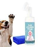 Tier Pfotenreiniger - 200ml Tragbare Trockenshampoo Reinigung,Hundepfoten Reiniger - Für Reinigung Pflege Welpe Katze Haus Reise Indoor Groomer Geschäft Schlammpflege