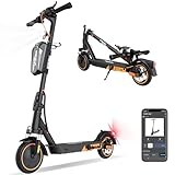 MEGA MOTION E Scooter mit Straßenzulassung, Elektroroller mit 400W Motor, APP, Max Speed 20KM/H, 7,8AH Batterie, 15KG Gewicht, Faltbar, Duales Brems, Zwei Stoßdämpfer, Geeignet für Erwachsene