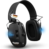 BLACK FOREST HUNT ® AKTIVER GEHÖRSCHUTZ – Geräuschreduktion 82dB – 5-fache Geräuschanhebung mit Richtmikrofonen – Audio-Input – Lärmschutz – klappbarer Kopfhörer für Jagd, Schießsport, Arbeit