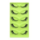 YIMVUNZ Lashes Künstliche Wimpern Wimpern Fake Lashes Cat Eye Wimpern Extensions Künstliche Wimpern Cluster Lashes Eizelne Wimpern Natürliche Falsche Wimpern Natural Lashes