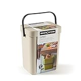 Perfetto Mülleimer/organischer Abfall zum Aufhängen – Gino – 5 l – Eis