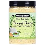 Green Velly Indischer Urban-Platte, südindischer Stil, sofortiges Kokosnuss-Chutney-Pulver, 200 g [Nariyal ki Chutney, einfach Wasser hinzufügen]