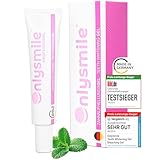 OnlySmile Bleaching Gel für Weiße Zähne Testsieger 2024 | 9+ Nuancen in 5 Tagen | Vegan Teeth Whitening Gel für Zahnbleaching | Zähne Bleaching Zuhause | Zahnaufhellung Bleaching Zähne aufhellen