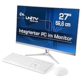 All-in-One-PC CSL Unity F27W-JLS, 68,58 cm (27 Zoll, 1920x1080 Full HD) - Leistungsstarker AIO (Intel Celeron N5100 CPU 4x2800 MHz, 1000 GB SSD, 16 GB DDR4-RAM, Windows 11 Pro), weiß