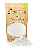 Bio Tapioka-stärke glutenfrei 1 kg tapioca starch glutenfree I Bio Tapioka-stärkemehl zum Kochen Backen I Binden von Soßen herstellen von Bio Tapioka-perlen Bubble Tea