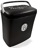 Aktenvernichter Kreuzschnitt - 12 Blatt mit riesen 21L Behälter - Sehr schneller Premium Hochsicherheits Schredder für vertrauliche Dokumente, mit Haltegriff - Automatischer Einzug mit CD-Fach- DSGVO