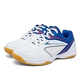 Hixingo Badmintonschuhe Männer Tennisschuhe Herren Damen, Squashschuhe 36-46 EU Hallen- & Fitnessschuhe Eva Gepolsterte Sohle Sneakers Herren Turnschuhe für Tennis, Badminton, Volleyball, Usw