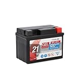 CARTEC Motorradbatterie YTX4L-BS, 4Ah, 120A, Gel Technologie Motorrad-Starter-Batterie, Erstausrüsterqualität, zyklenfest, lagerfähig, wartungsfrei, schwarz