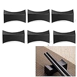 6 Pack Essstäbchen Ablagen schwarz Restaurants Zubehör Essstäbchenablagen Chopsticks Shelves Essstäbchen Halter Chopstick Rest Essstäbchen Halterung