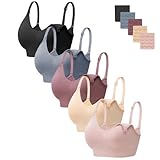 HBselect 5 STK. Schwangerschafts Still BH Nahtloser Still BH Schwangerschafts- und Still-Bustier Nursing Bra Stillen und Schlaf Ohne Bügel für Damen