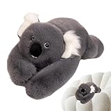 Stofftier – beruhigender Begleiter beim Schlafengehen, Plüsch-Koala-Faultier-Spielzeugfigur, weicher kuscheliger Wildtier-Plüsch, beruhigender Nacht-Kumpel für Kinder, Teenager, C0zy