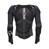 SUPER SHIELD Protektorenjacke, Rückenprotektor, Ellenbogenprotektoren & Schulterprotektoren, Level 2 CE Zertifiziert, Protektorenweste Ideal für Motorrad, Ski, Snowboard, Reiten & MTB, XXL