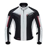 Zyxformis Motorradjacke Herren Motorradjacke wasserdicht winddicht mit Protektoren Jacke für den Sommer Winter