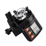 Heoscus Hochpräziser Digitaler Angelschnurzähler Mit Automatischer Abschaltung des Leichtmetallrads Und 5-17-mm Klemmen Für Baitcast Rollen. Angelwerkzeug Aus Verschleißfesten Legierungen