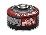 Coleman C100 Xtreme Gaskartusche | arbeitet bis -27°C | selbstdichtende Kartusche für alle Coleman Gasherde | Mit Sicherheitsventil | kompakter wiederverschließbarer Kanister | ideal für Backpacking